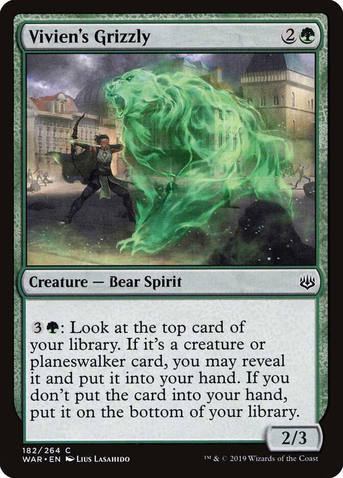 Urso Pardo de Vivien / Vivien's Grizzly - Magic: The Gathering - MoxLand