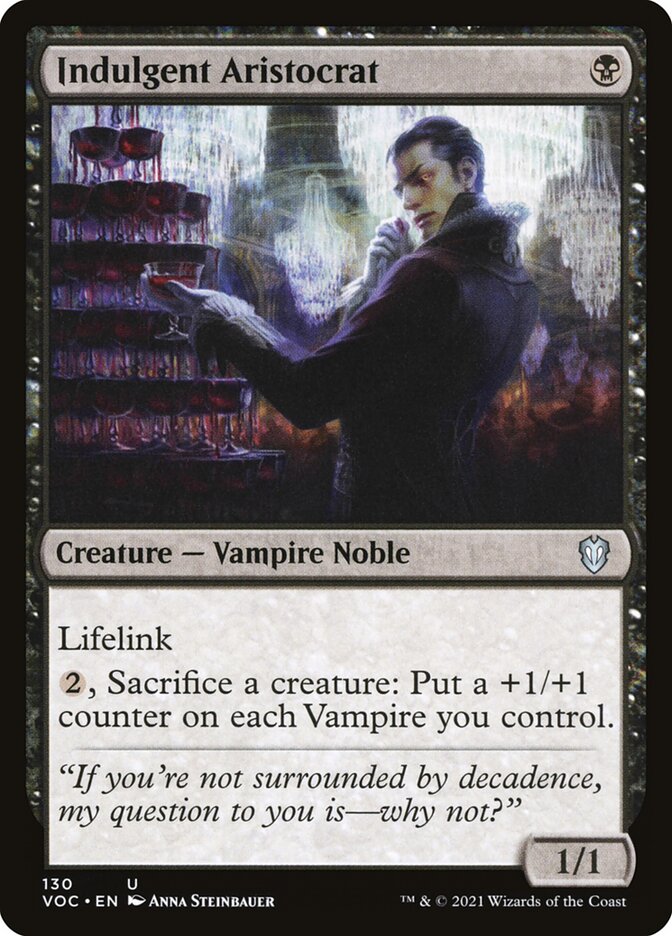 Aristocrata Indulgente / Indulgent Aristocrat - Magic: The Gathering - MoxLand