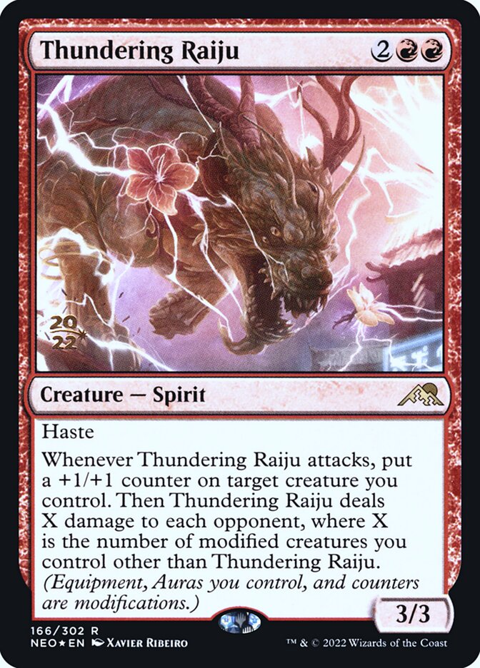 Raiju Trovejante / Thundering Raiju - Magic: The Gathering - MoxLand