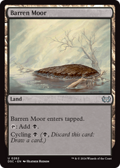 Charneca Estéril / Barren Moor - Magic: The Gathering - MoxLand