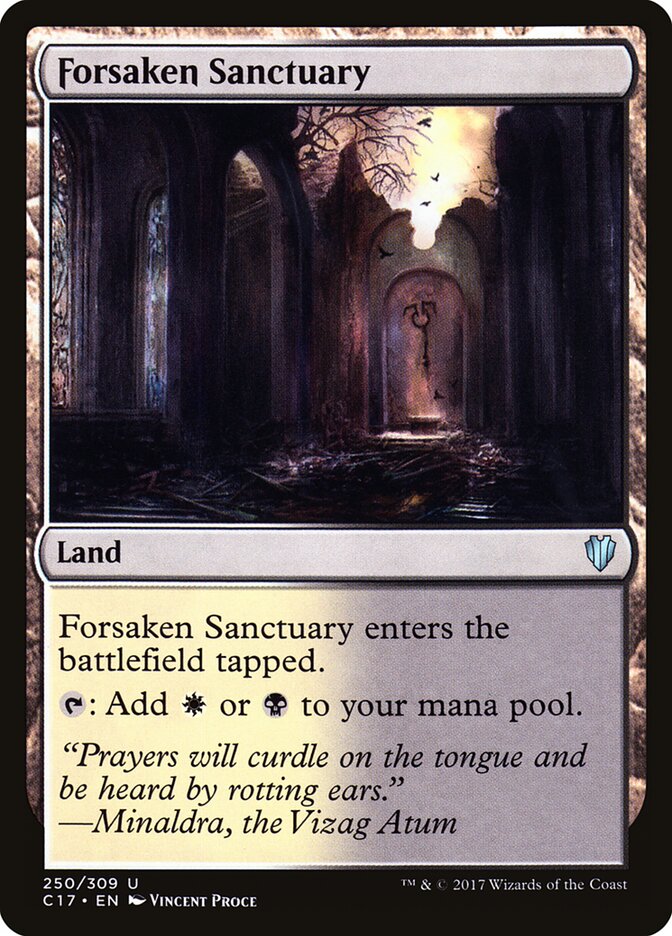 Santuário Abandonado / Forsaken Sanctuary - Magic: The Gathering - MoxLand