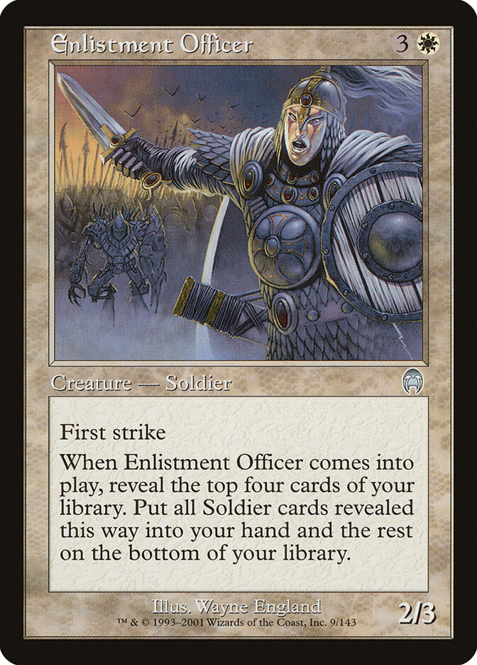 Oficial de Alistamento / Enlistment Officer - Magic: The Gathering - MoxLand
