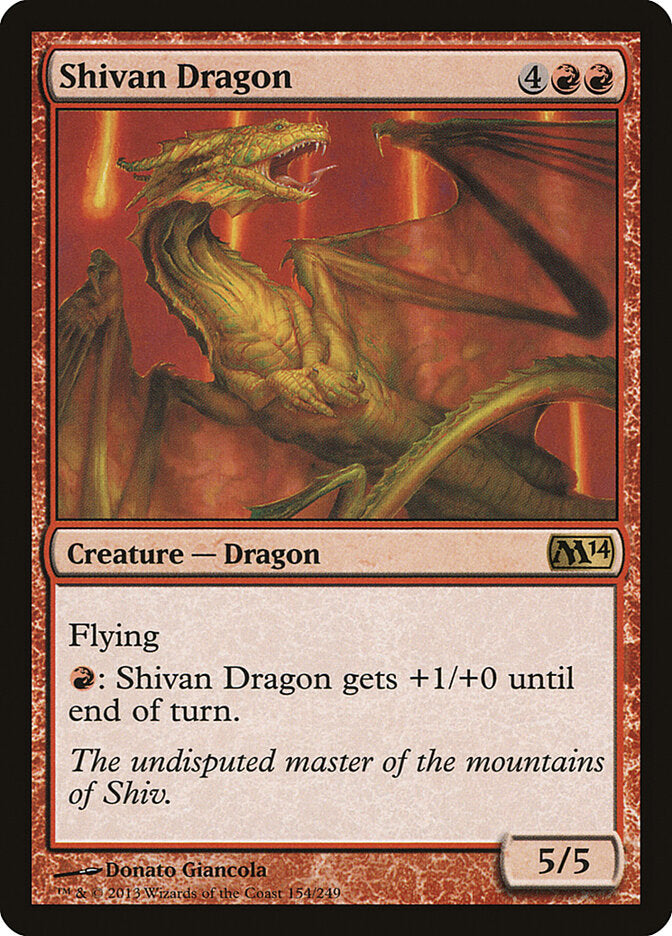 Dragão de Shiva / Shivan Dragon - Magic: The Gathering - MoxLand