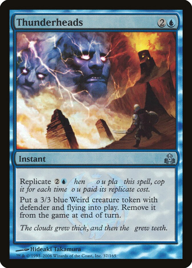 Cabeças de Trovão / Thunderheads - Magic: The Gathering - MoxLand