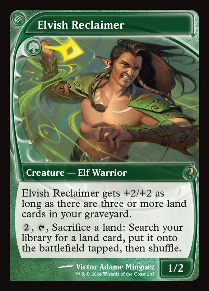 Reivindicador Élfico / Elvish Reclaimer - Magic: The Gathering - MoxLand