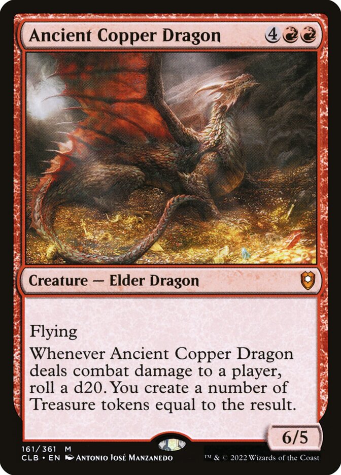 Dragão de Cobre Ancião / Ancient Copper Dragon - Magic: The Gathering - MoxLand