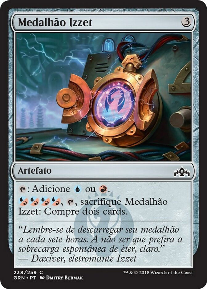 Medalhão Izzet / Izzet Locket - Magic: The Gathering - MoxLand