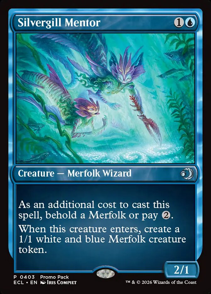 Mentora Prateobrânquia / Silvergill Mentor - Magic: The Gathering - MoxLand