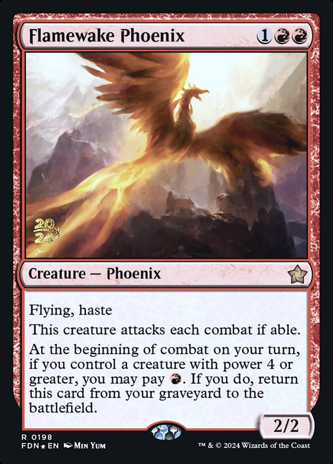 Fênix do Rastro Flamejante / Flamewake Phoenix - Magic: The Gathering - MoxLand