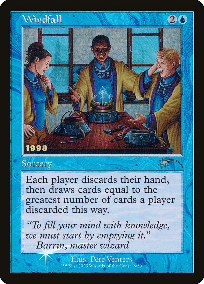 Sorte Inesperada / Windfall - Magic: The Gathering - MoxLand
