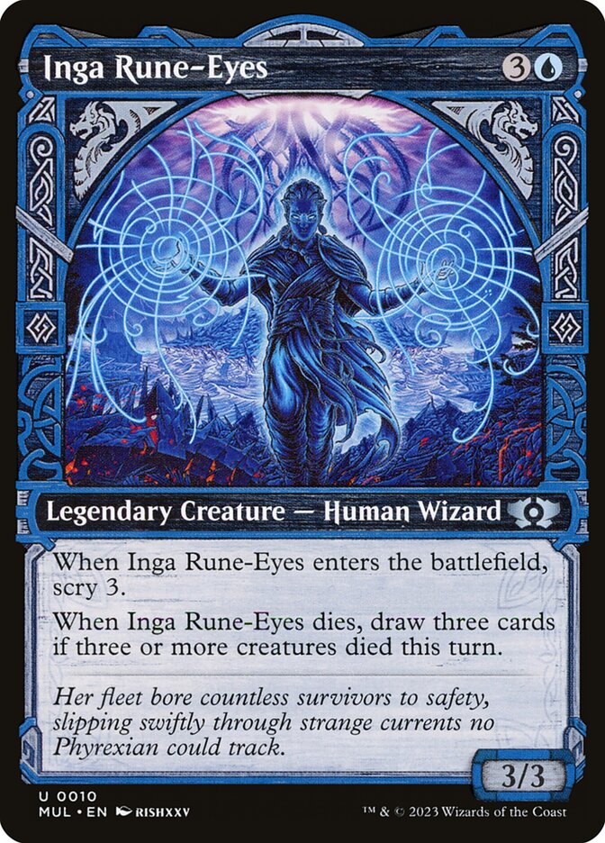 Inga Olhos Rúnicos / Inga Rune-Eyes - Magic: The Gathering - MoxLand