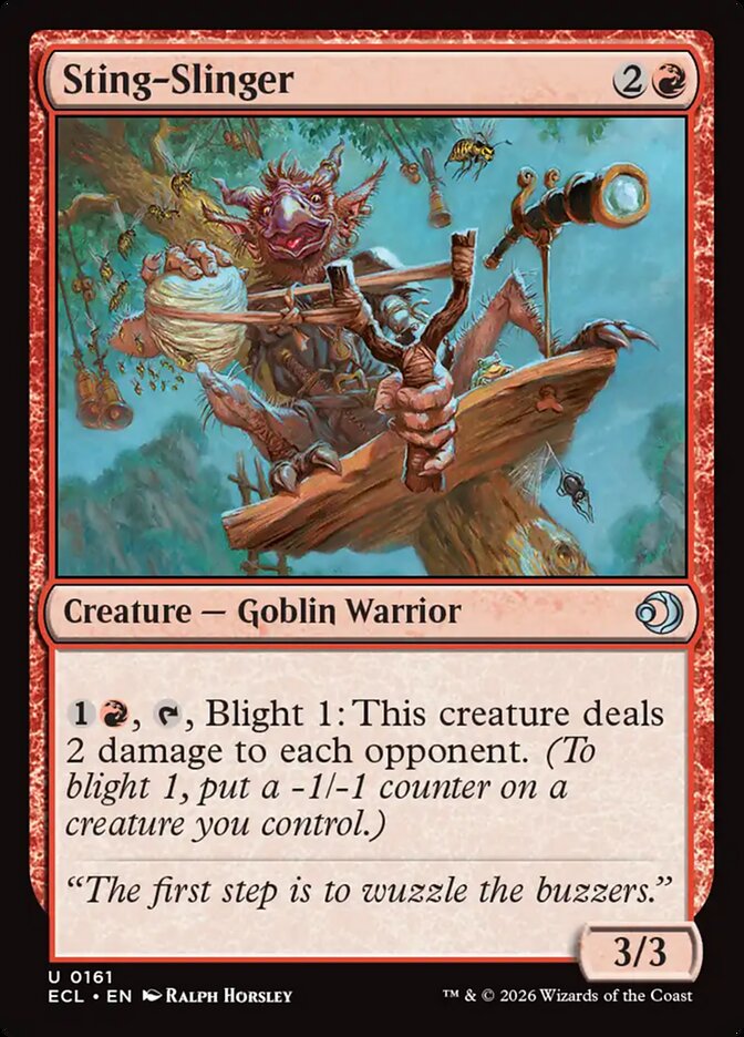 Lançadora de Picadas / Sting-Slinger - Magic: The Gathering - MoxLand