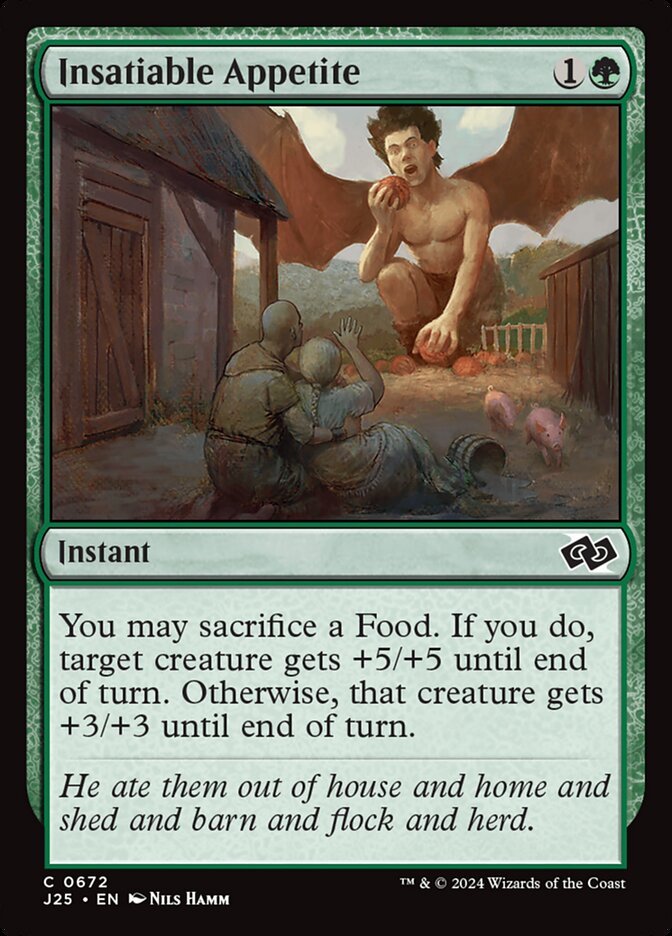 Apetite Inaplacável / Insatiable Appetite - Magic: The Gathering - MoxLand