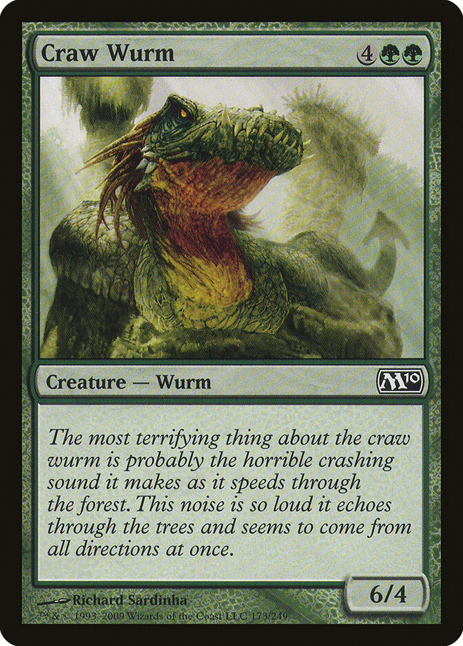 Serpente Terrestre de Craw / Craw Wurm - Magic: The Gathering - MoxLand