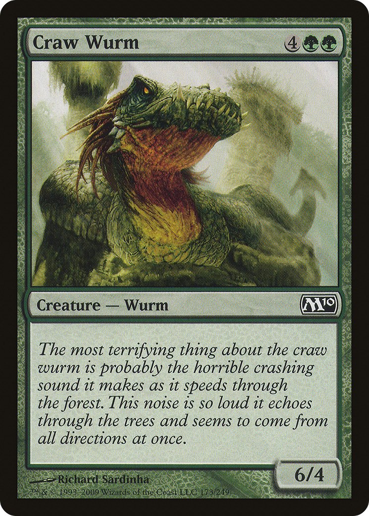 Serpente Terrestre de Craw / Craw Wurm - Magic: The Gathering - MoxLand