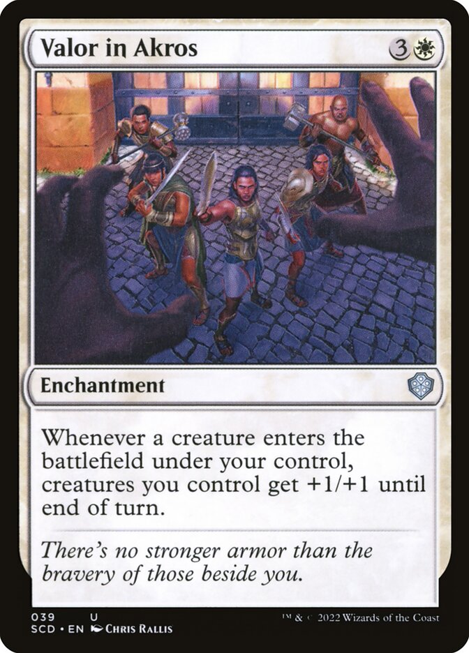 Bravura em Ácros / Valor in Akros - Magic: The Gathering - MoxLand