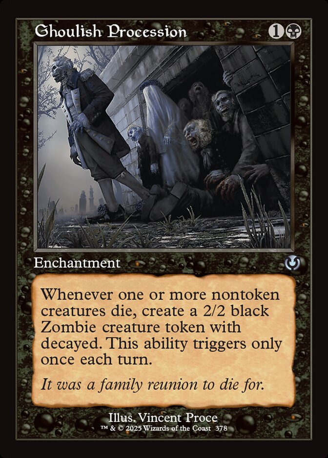 Procissão de Carniçais / Ghoulish Procession - Magic: The Gathering - MoxLand
