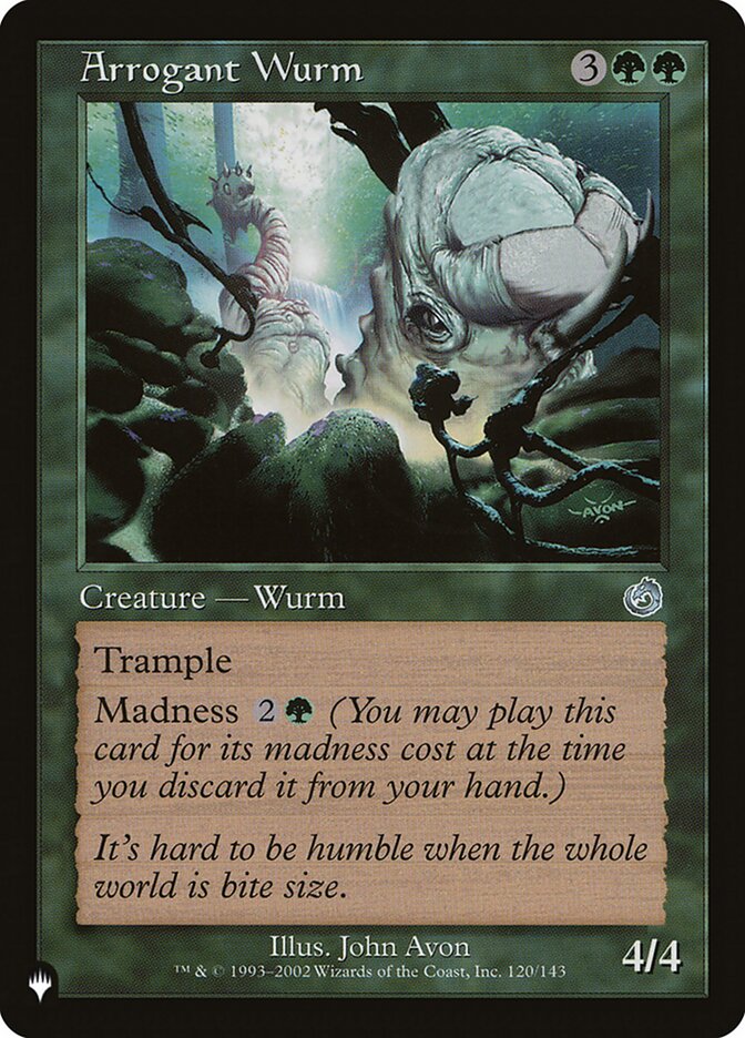 Vorme Arrogante / Arrogant Wurm - Magic: The Gathering - MoxLand
