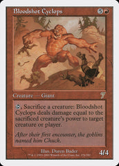 Cíclope de Olho Injetado / Bloodshot Cyclops - Magic: The Gathering - MoxLand