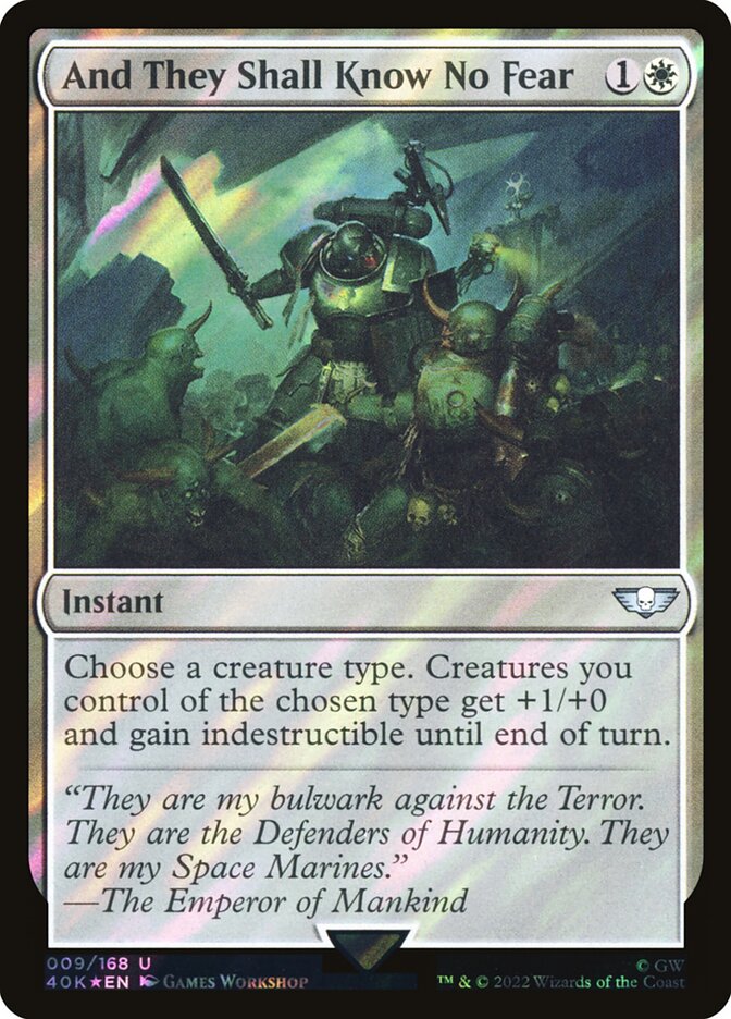 E Eles Não Conhecerão O Medo / And They Shall Know No Fear - Magic: The Gathering - MoxLand