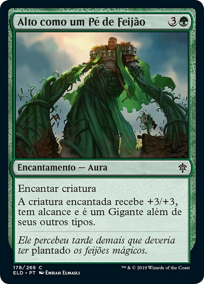 Alto como um Pé de Feijão / Tall as a Beanstalk - Magic: The Gathering - MoxLand