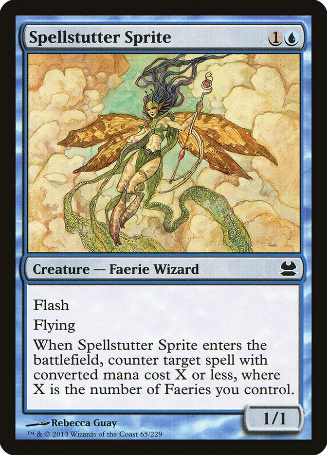 Sílfide Magioclasta / Spellstutter Sprite - Magic: The Gathering - MoxLand