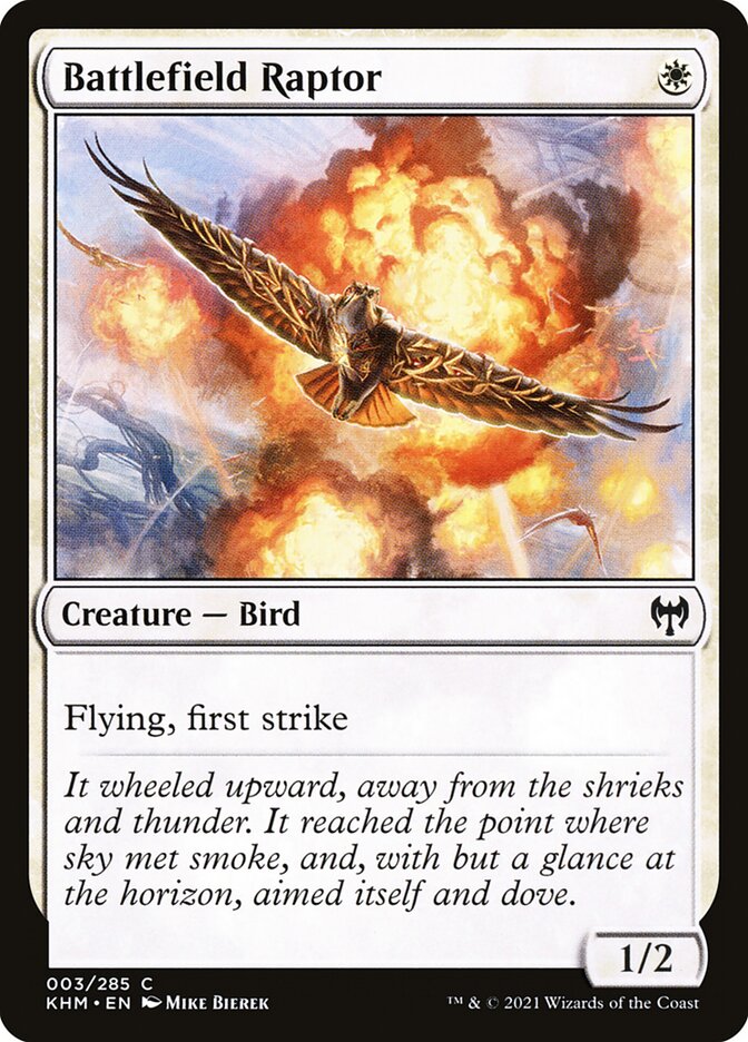 Raptor do Campo de Batalha / Battlefield Raptor - Magic: The Gathering - MoxLand