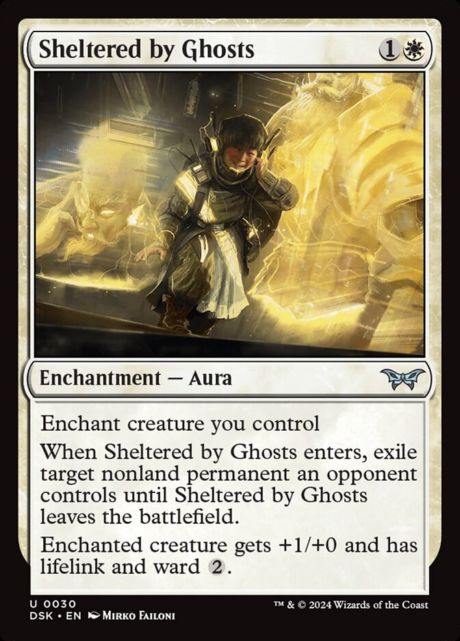 Protegido por Fantasmas / Sheltered by Ghosts - Magic: The Gathering - MoxLand