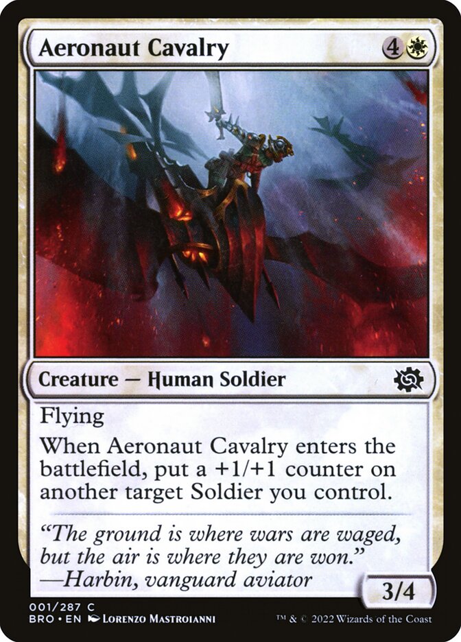 Cavalaria de Aeronautas / Aeronaut Cavalry - Magic: The Gathering - MoxLand