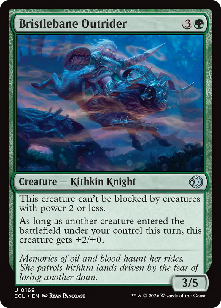 Vanguardeira de Desespinópolis / Bristlebane Outrider - Magic: The Gathering - MoxLand