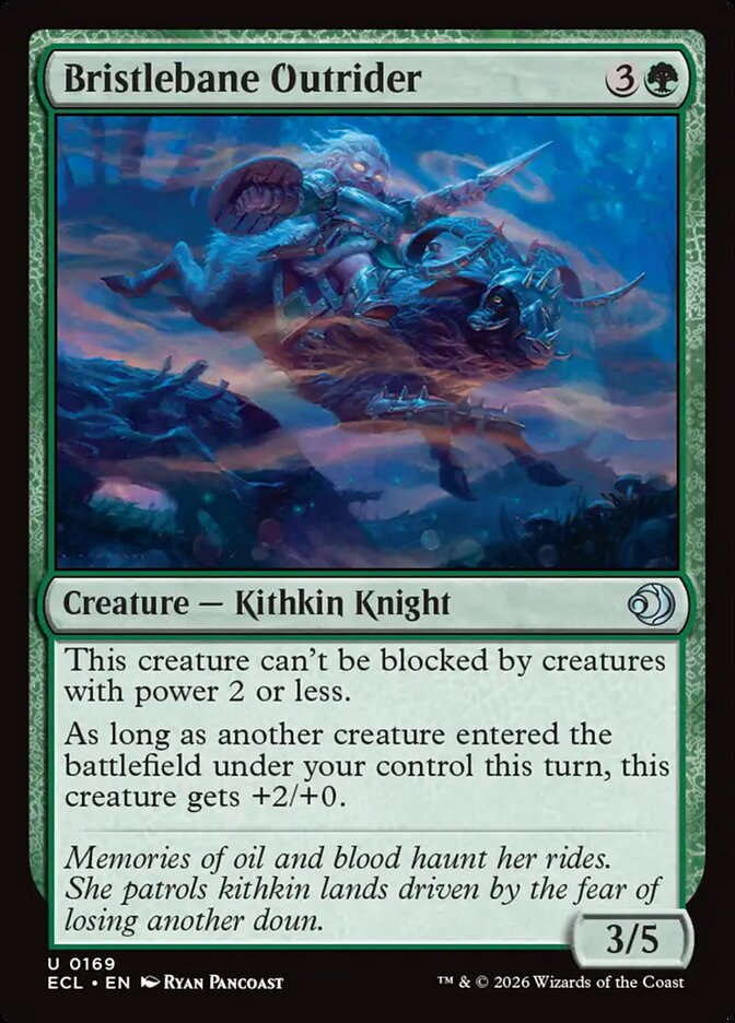 Vanguardeira de Desespinópolis / Bristlebane Outrider - Magic: The Gathering - MoxLand