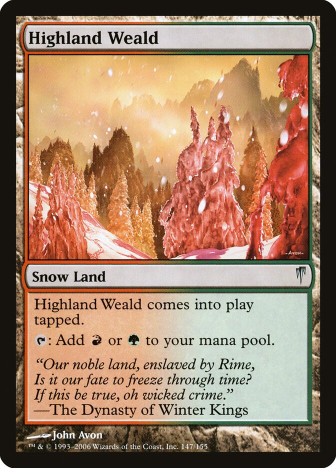 Campana Montanhosa / Highland Weald - Magic: The Gathering - MoxLand