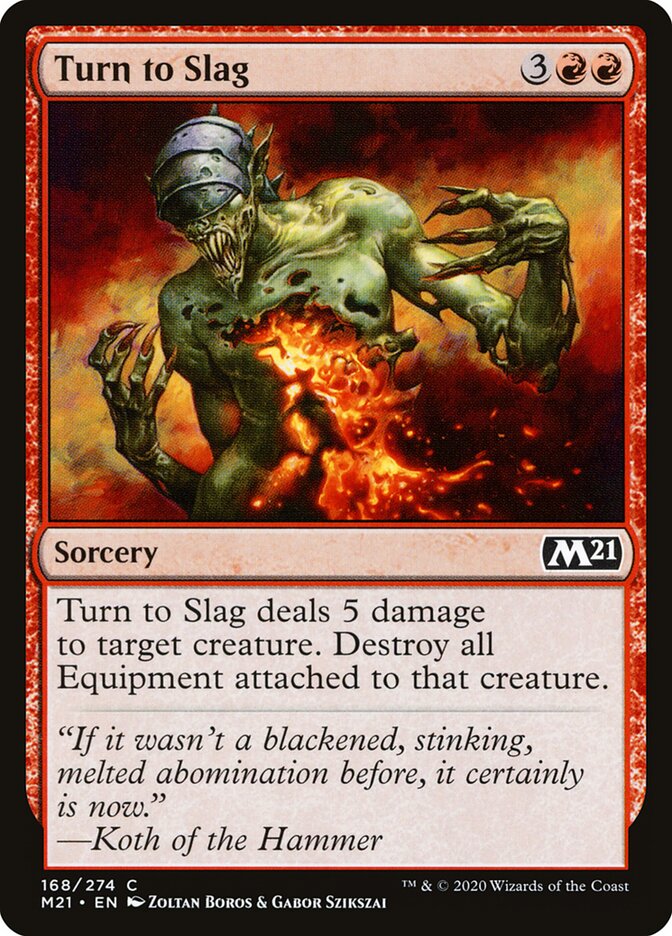 Transformar em Escória / Turn to Slag - Magic: The Gathering - MoxLand