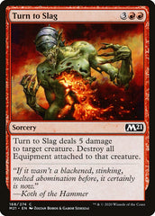Transformar em Escória / Turn to Slag - Magic: The Gathering - MoxLand