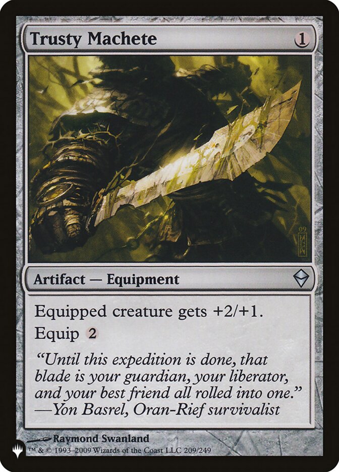 Facão Fiel / Trusty Machete - Magic: The Gathering - MoxLand