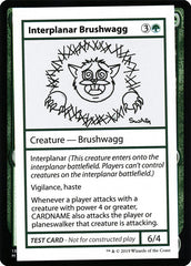Interplanar Brushwagg - Magic: The Gathering - MoxLand