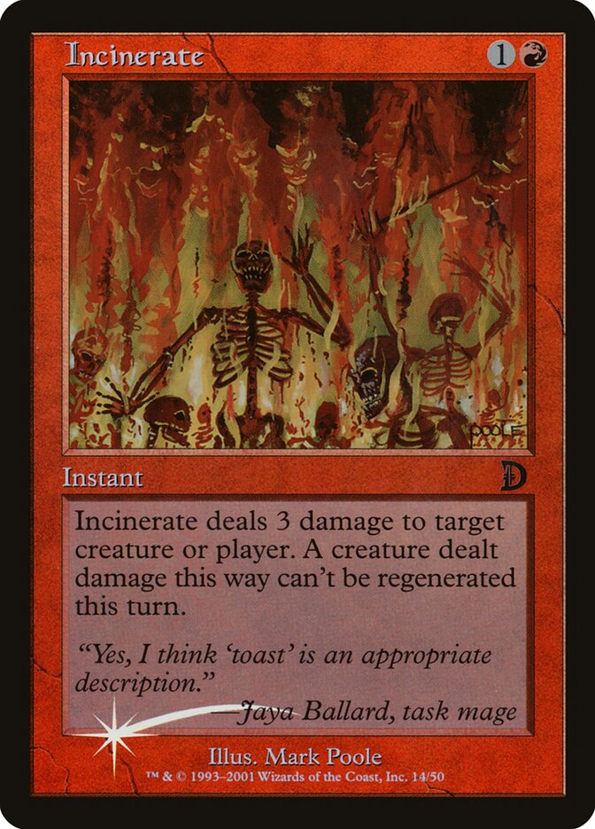 Incinerar / Incinerate - Magic: The Gathering - MoxLand