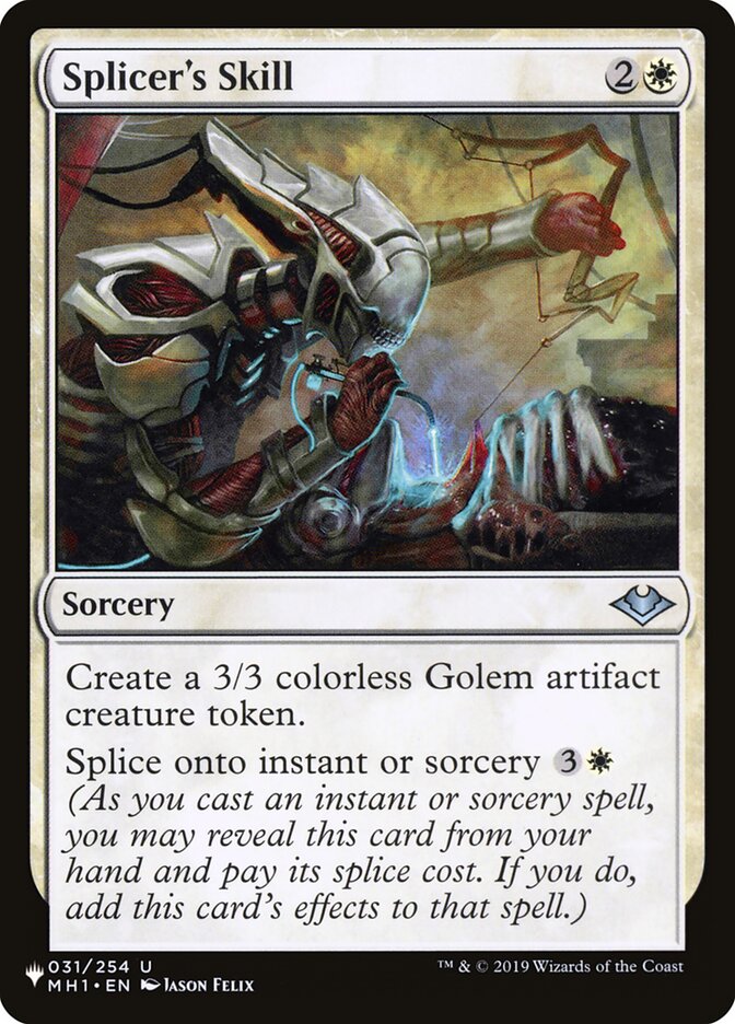 Perícia do Implantador / Splicer's Skill - Magic: The Gathering - MoxLand