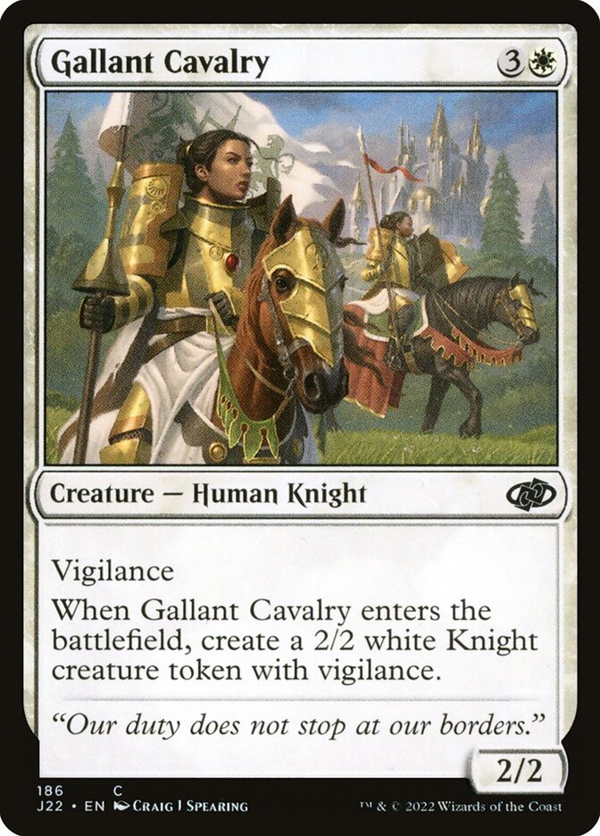 Cavalaria Galante / Gallant Cavalry - Magic: The Gathering - MoxLand