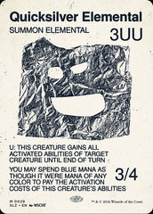 Elemental de Mercúrio / Quicksilver Elemental - Magic: The Gathering - MoxLand