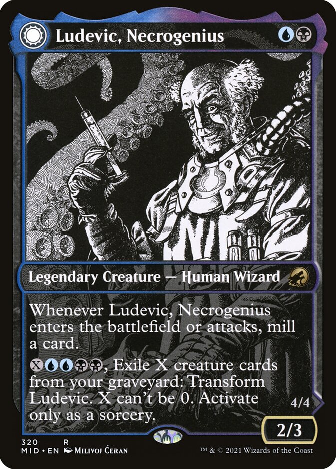 Ludevic, Necrogênio / Ludevic, Necrogenius - Magic: The Gathering - MoxLand