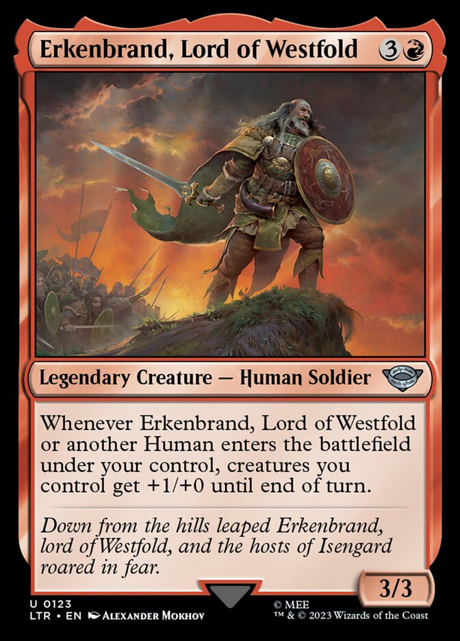 Erkenbrand, Senhor do Folde Ocidental / Erkenbrand, Lord of Westfold - Magic: The Gathering - MoxLand