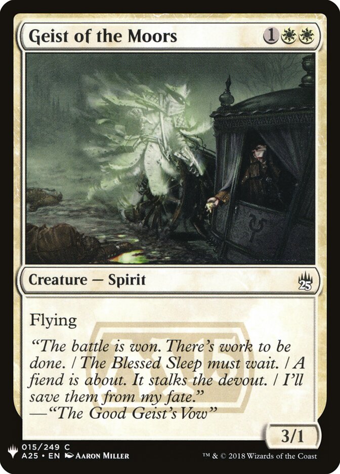 Geist dos Pântanos / Geist of the Moors - Magic: The Gathering - MoxLand