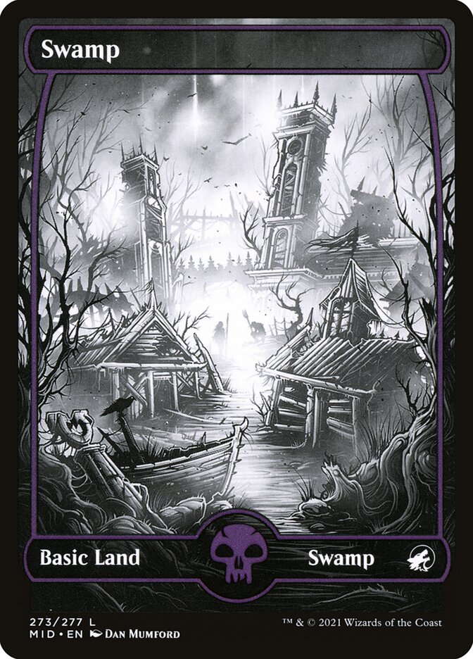 Pântano / Swamp - Magic: The Gathering - MoxLand