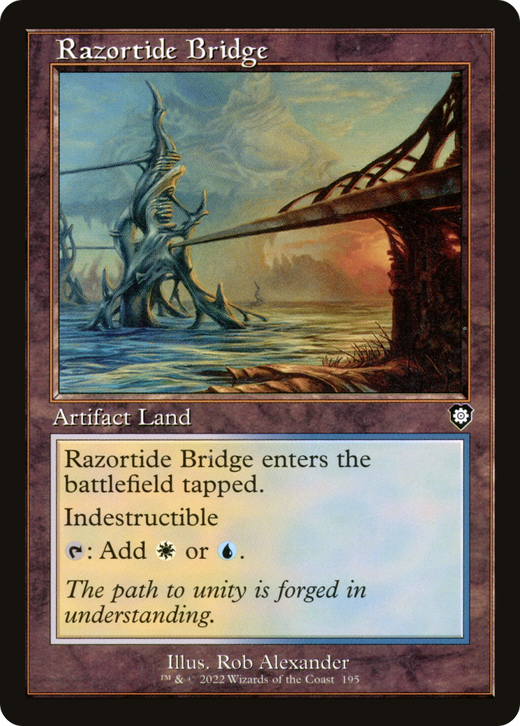 Ponte de Marcortante / Razortide Bridge - Magic: The Gathering - MoxLand