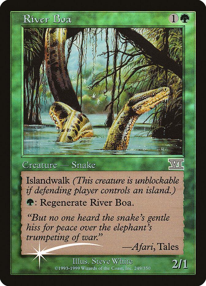 Jiboia / River Boa - Magic: The Gathering - MoxLand