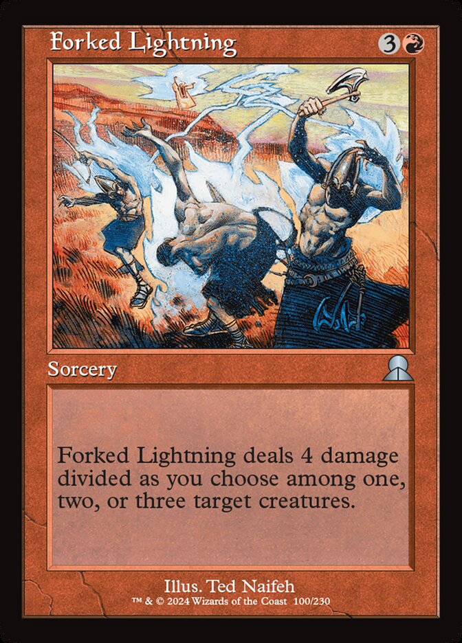 Forked Lightning - Magic: The Gathering - MoxLand