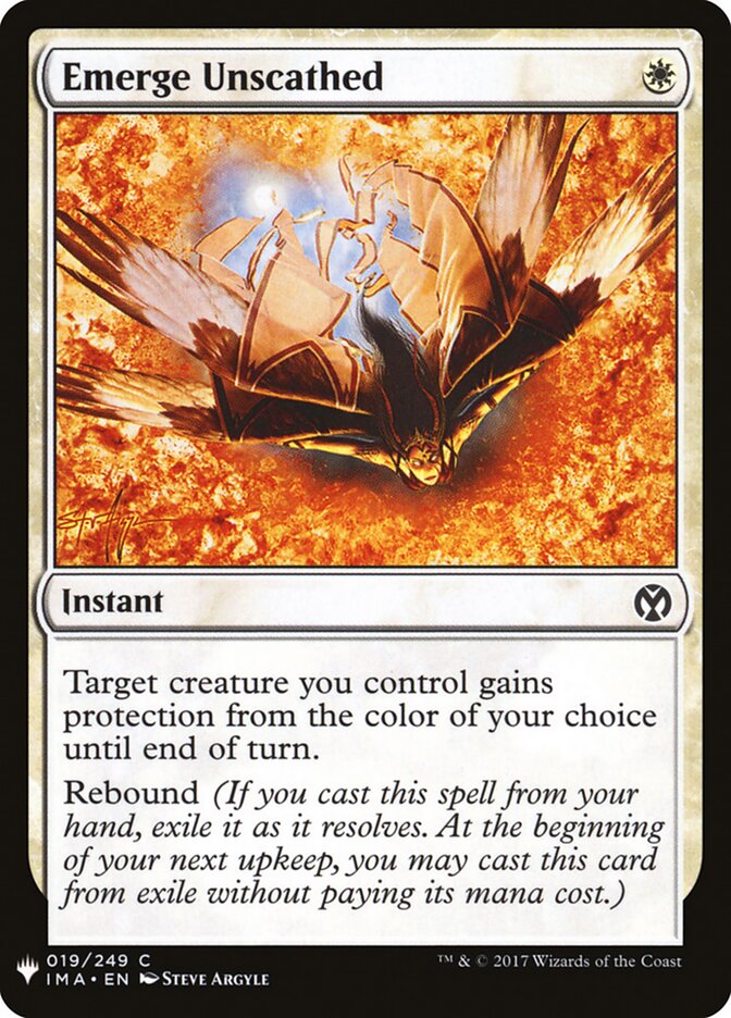 Emergir Ileso / Emerge Unscathed - Magic: The Gathering - MoxLand