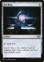 Anel Solar / Sol Ring - Magic: The Gathering - MoxLand