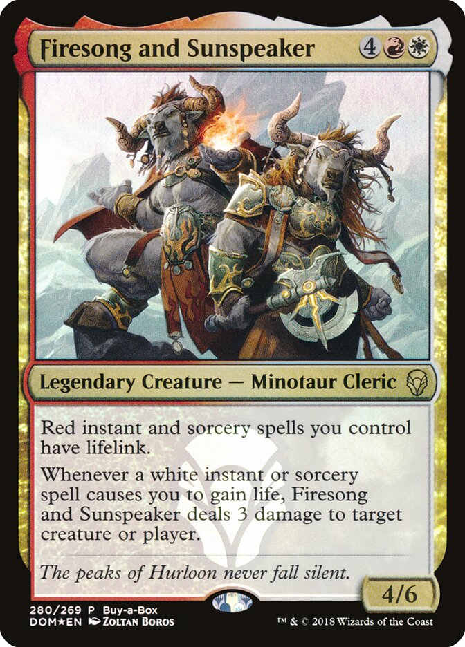 Canção do Fogo e Voz Solar / Firesong and Sunspeaker - Magic: The Gathering - MoxLand